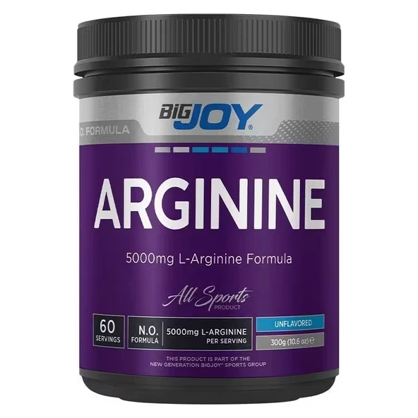 Big Joy 100 % Pure L-Arginine Powder 300 Gr ürün görseli 1