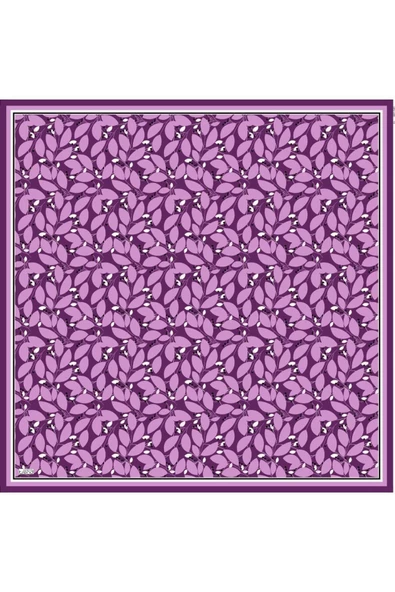 Soft Mor Desenli Eşarp 6089-08 ürün görseli 1