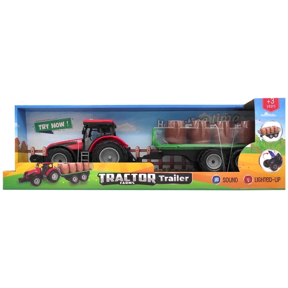 Aya Toys Pilli Fıçılı Traktör 40326 ürün görseli 1