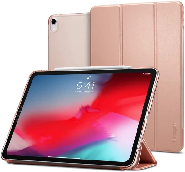 iPad Pro 11'' Kılıf, Spigen Smart Fold Rose Gold Outlet ürün görseli 1
