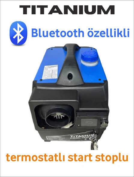 Titanium Çanta Tipi Webasto Dizel Isıtıcı Taşınabilir bluetooth,lu 12/24/220 Volt ürün görseli 1