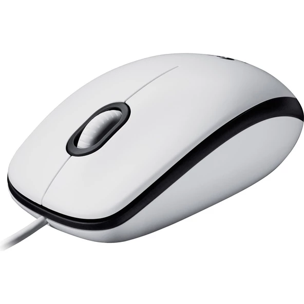 Logitech M100 Kablolu 1.000 DPI USB Mouse - Beyaz ürün görseli 1