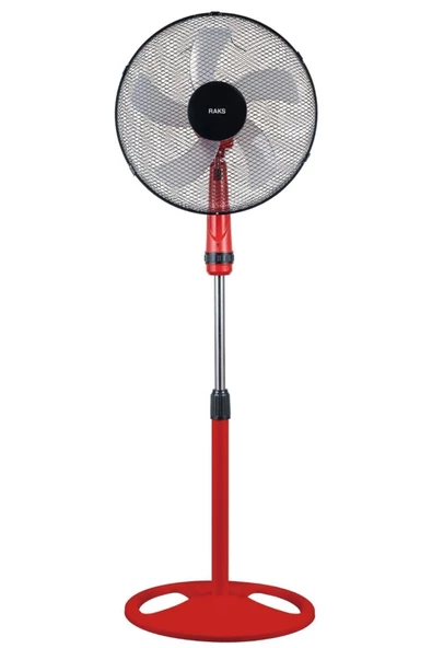 Raks Sf 16 Eco Salınım Özellikli 5 Kanatlı Ayaklı Vantilatör Siyah 50w ürün görseli 1