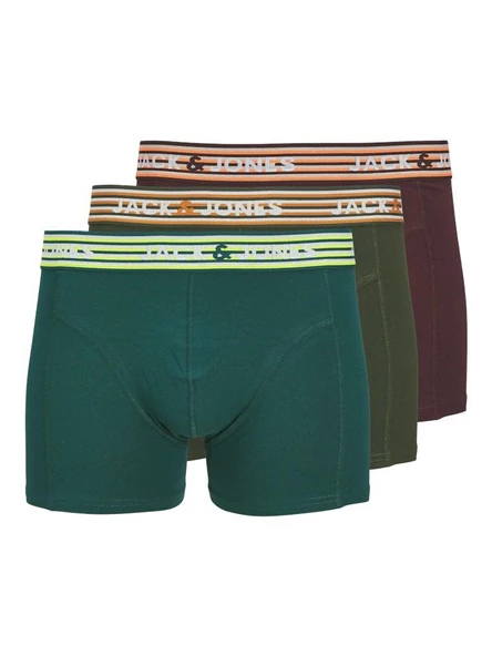 Jack Jones Darvın Solıd 3 Lü Paket Erkek Boxer 12260070 ürün görseli 1