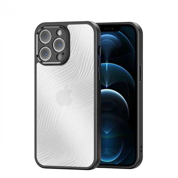 Dux Ducis iPhone 12 Pro Aimo Series Premium Buzlu Sert PC-TPU Kılıf ürün görseli 1