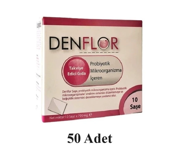 Denflor Probiyotik 10 Saşe - 50 Adet ürün görseli 1