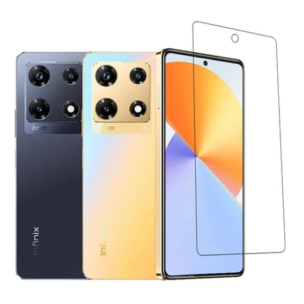 Infinix Note 30 Pro ile Uyumlu Şeffaf 9H Esnek Nano Ekran Koruyucu ürün görseli 1