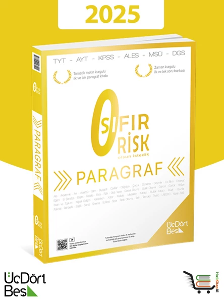 345 Paragraf Sıfır Risk 2025 Model Üç Dört Beş Yayıncılık ürün görseli 1