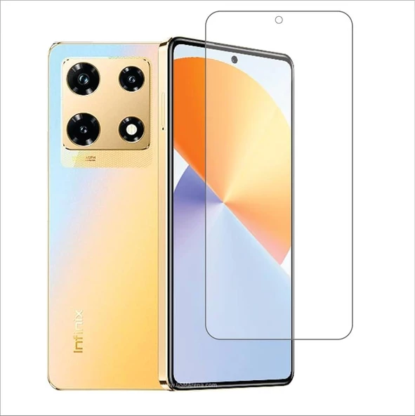 Infinix Note 30 Pro ile Uyumlu MAT Parmak izi Bırakmayan Esnek 9H Nano Kırılmayan Ekran Koruyucu ürün görseli 1