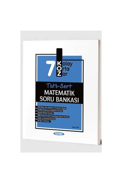 Gama 7.Sınıf Koz Tatlı Sert Matematik Soru Bankası ürün görseli 1