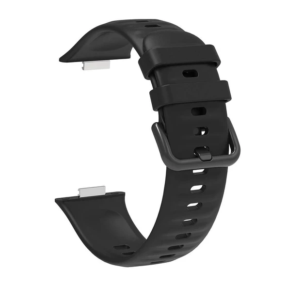 Gpack Huawei Watch Fit 3 Kordon Metal Tokalı Klasik Silikon Strap Kayış ürün görseli 1