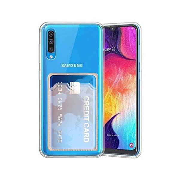 Gpack Samsung Galaxy A70 Kılıf 1 Adet Kartlıklı Silikon Kamera Korumalı ürün görseli 1