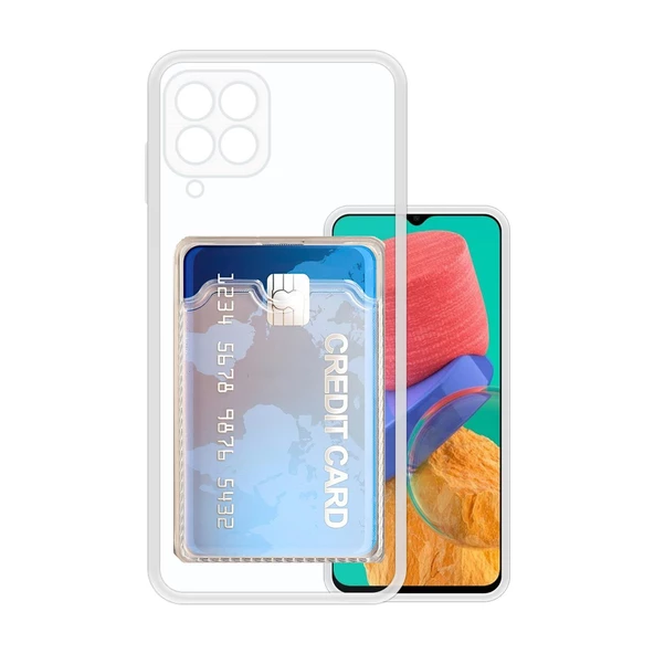 Gpack Samsung Galaxy M33 Kılıf 1 Adet Kartlıklı Silikon Kamera Korumalı ürün görseli 1
