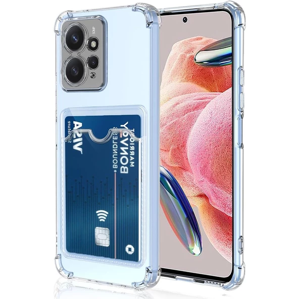 Gpack Xiaomi Redmi Note 12 4G Kılıf 1 Adet Kartlıklı Silikon Kamera Korumalı ürün görseli 1