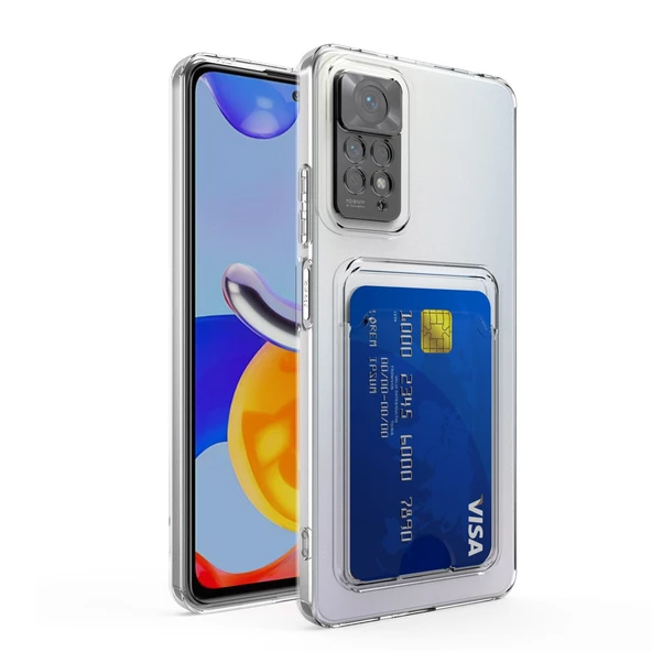 Gpack Xiaomi Redmi 10 Kılıf 1 Adet Kartlıklı Silikon Kamera Korumalı ürün görseli 1