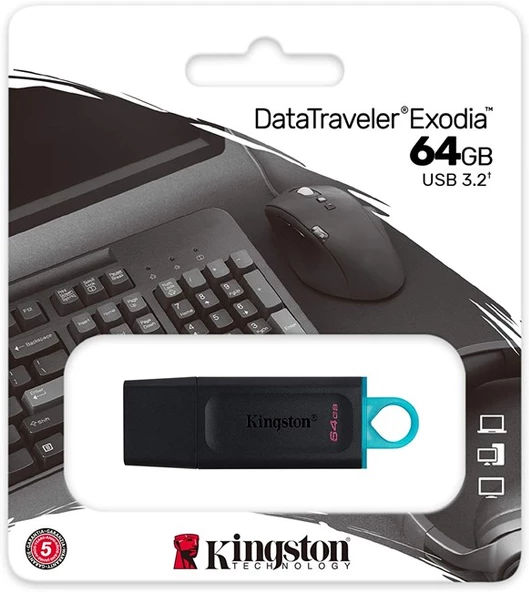 Kingston 64GB Exodia DTX/64GB ürün görseli 1