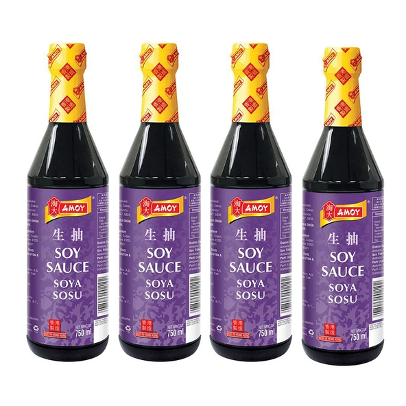 Amoy Soya Sosu 750 ml x 4 Adet ürün görseli 1
