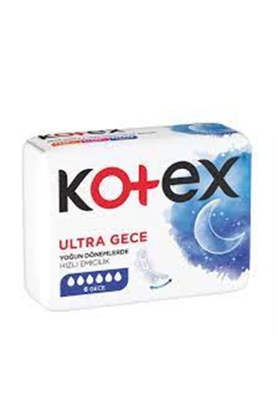 KOTEX ULTRA GECE 6 LI ürün görseli 1