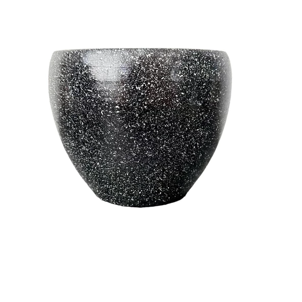 Bitki Tasarımı Siyah Granit Toprak Saksı Saksılık Salon Çiçeklik - 15 CM ürün görseli 1
