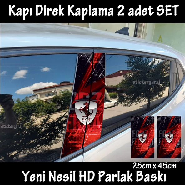 arma logo oto kapı sticker 2li sağ sol kapı direk için folyo kaplama - tuning modifiye görünüm ürün görseli 1