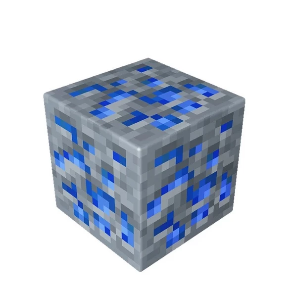 Minecraft Cevheri Taşınabilir Şarjlı Pilli Led Gece Lambası ürün görseli 1
