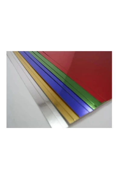 54452839 Aynalı Metalik Metalize Fon Kartonu 50x70cm 10 Adet (5 Farklı Renk) ürün görseli 1