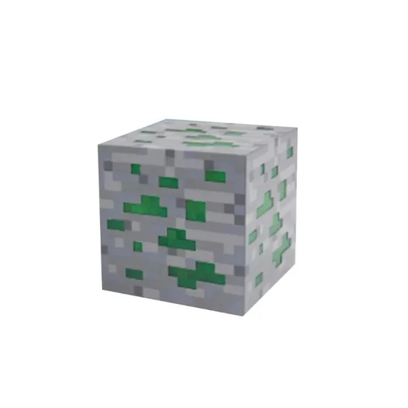 Minecraft Cevheri Taşınabilir Şarjlı Yeşil Pilli Led Gece Lambası ürün görseli 1