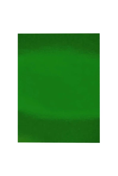 Aynalı Metalik Metalize Fon Kartonu Yeşil 50x70cm 5 Adet (Tek Renk) ürün görseli 1