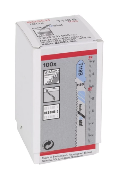 DEKUPAJ BIÇAĞI - T 118 B BASİC FOR METAL 100'LÜ ürün görseli 1