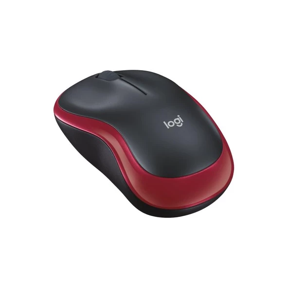 Logitech M185 Kablosuz Mouse Kırmızı - Resim 2