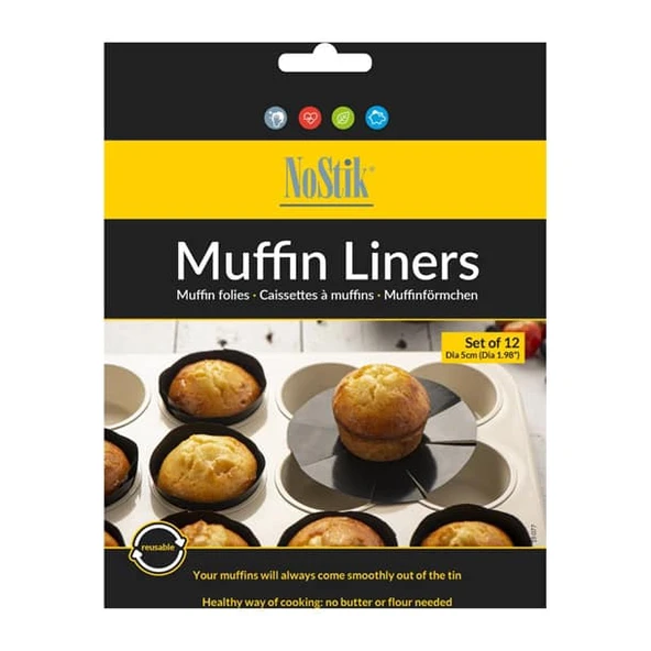 NoStik Muffin Kağıdı 5cm Siyah ürün görseli 1