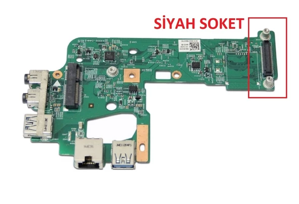 Dell inspiron N5110 DN15 TI IO BOARD 48.4IF20.021 Laptop Ses Usb Ethernet Wlan Wifi Kartı / Siyah ürün görseli 1
