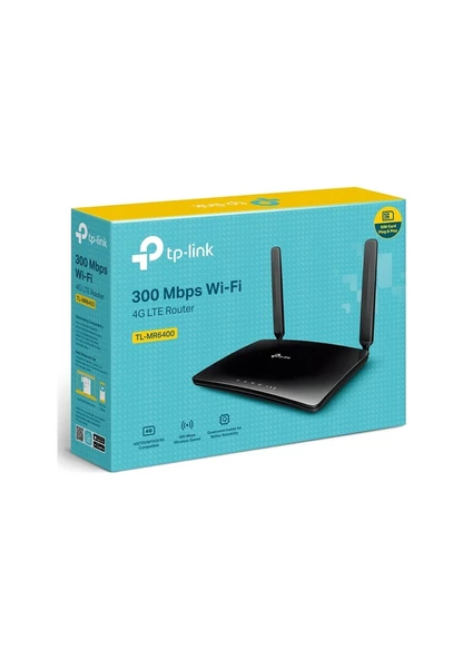 TP-Link TL-MR6400 300Mbps 2.4 Ghz 4G/LTE Kablosuz N Router ürün görseli 1