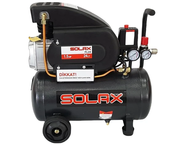 Solax FL 24 Yağlı Kompresor 24 Lt 8 Bar ürün görseli 1