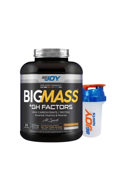 Sports Bigmass Mass Gainer Gh Factors 3000 Gr Karbonhidrat Tozu Çikolatalı 1 Bigjoy Sports Bigmass Mass Gainer Gh Factors 3000 Gr Karbonhidrat Tozu Çikolatalı ürün görseli 1