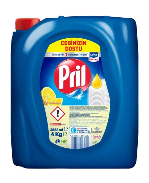 Pril Sıvı Bulaşık Deterjanı 4 KG ürün görseli 1