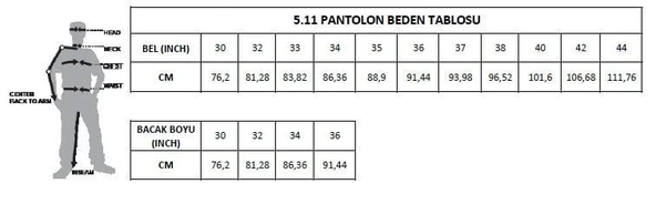5.11 Strike W-flex-tac Pantolon Stone - Resim 4