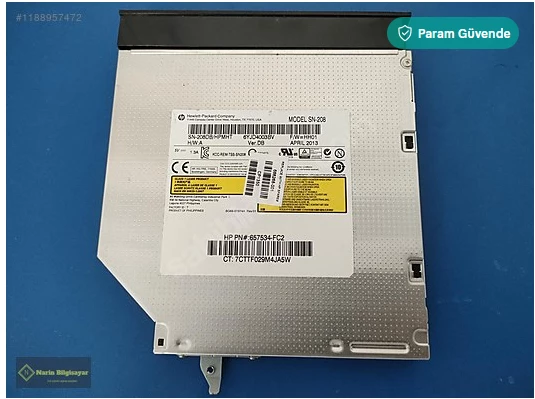 HP 650 655 DVD ürün görseli 1