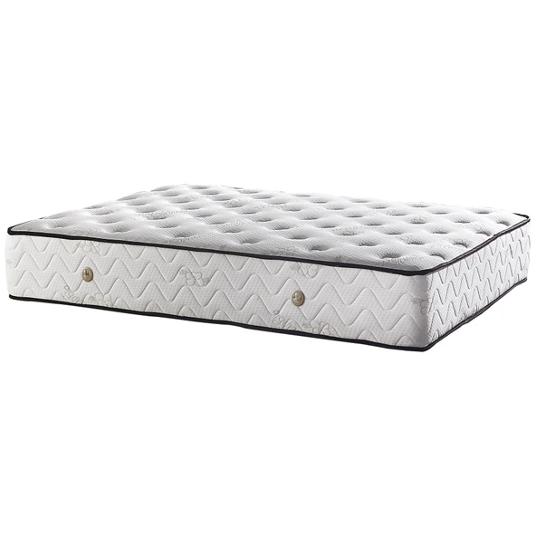 Organic Cotton Yatak 130x200 Tek Kişilik Doğal Pamuk Kumaşlı Ekstra Lüks Yumuşak Yatak 32 cm ürün görseli 1