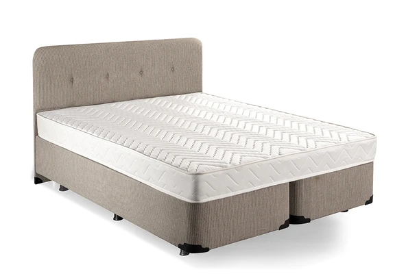Luna Baza Başlık Yatak Takımı - 160x200 cm Çift Kişilik Ortopedik Yatak Seti Sağlamlaştırılmış Baza ürün görseli 1