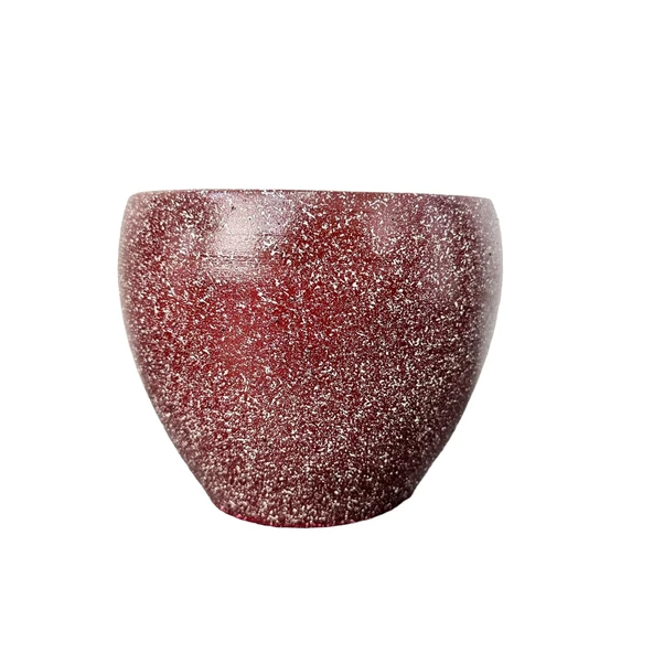 Bitki Tasarımı Bordo Granit Toprak Saksı Saksılık Salon Çiçeklik - 15 CM ürün görseli 1