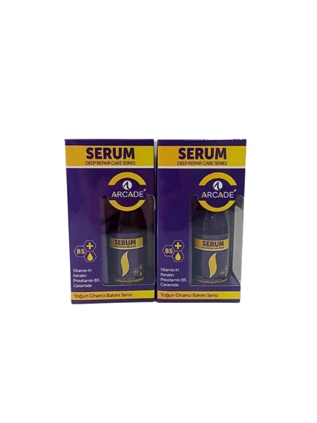Arcade Saç Bakım Serisi Saç Serum 100 ML ( Yoğun Onarıcı Bakım ) 2'Lİ ürün görseli 1