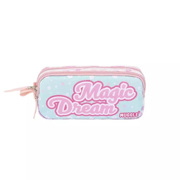Muggle Kalem Çantası Magic Dream 2 Bölmeli Kalemlik ürün görseli 1