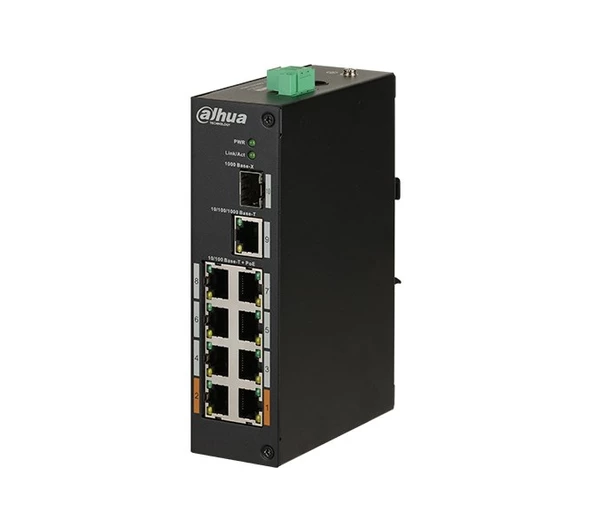 DAHUA PFS3110-8ET-96 8 Port PoE Yönetilemez Switch ürün görseli 1