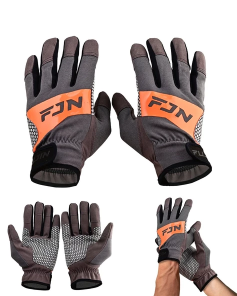 Fujin Pro Angler Trolling Gloves Grey M/L ürün görseli 1