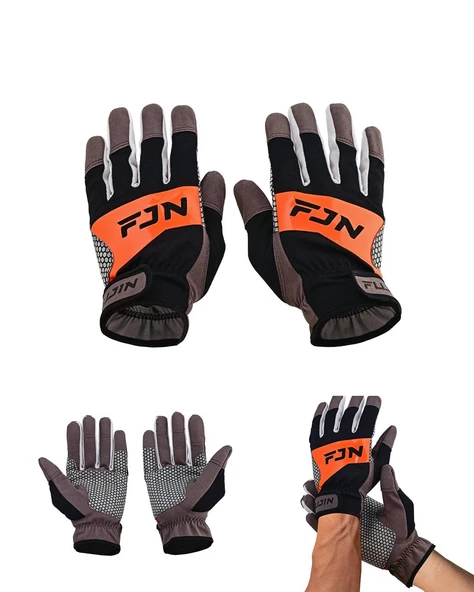 Fujin Pro Angler Trolling Gloves Black M/L ürün görseli 1