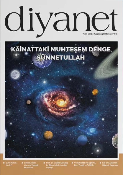 Diyanet Aylık Dergi 404.Sayı Ağustos 2024 ürün görseli 1