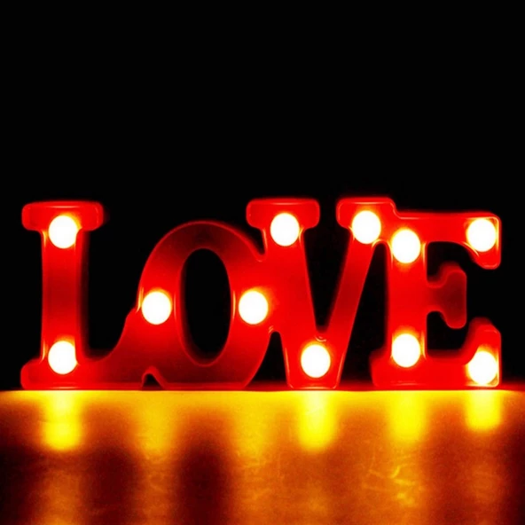 VIP LED IŞIKLI LOVE YAZISI GÜN IŞIĞI LED IŞIKLI DEKOR LOVE YAZI SEVGİLİLER GÜNÜNE ÖZEL DEKOR IŞIK ürün görseli 1