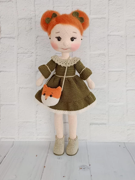 Firuze Bebek Amigurumi Organik Oyuncak ürün görseli 1