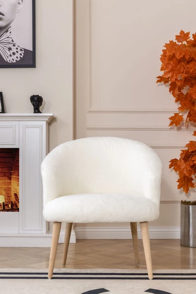 MELLMOD pretty_mod_teddy_berjer_naturel ahşap _balkon_ofis_ - Resim 4